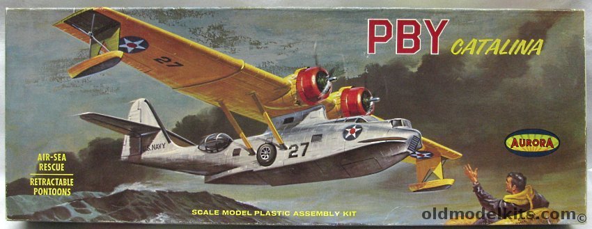 Aurora 1/74 Consolidated PBY-5A Catalina, 374-198 plastic model kit
